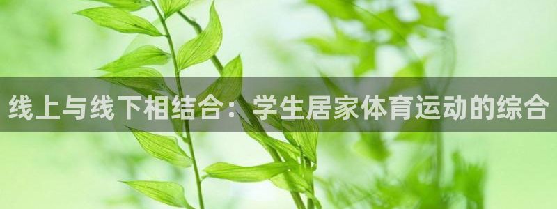 熊猫体育比赛直播：线上与线下相结合：学生居家体育运动的综合