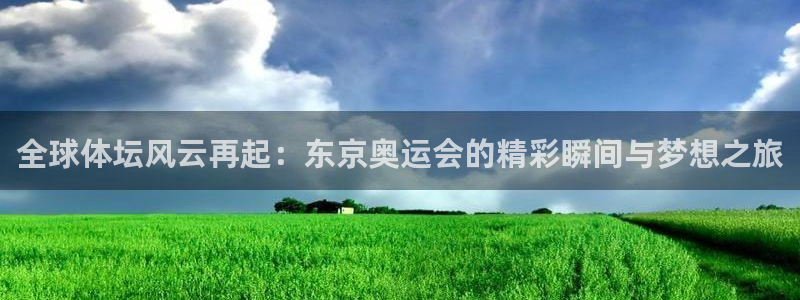 动感熊猫体育公园：全球体坛风云再起：东京奥运会的精彩瞬间与梦想之旅