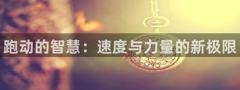 熊猫体育app下载安装：跑动的智慧：速度与力量的新极限